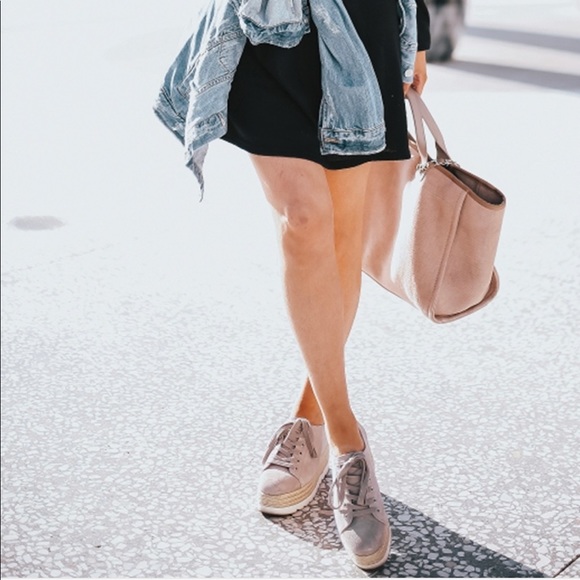 steve madden suede platform sneakers